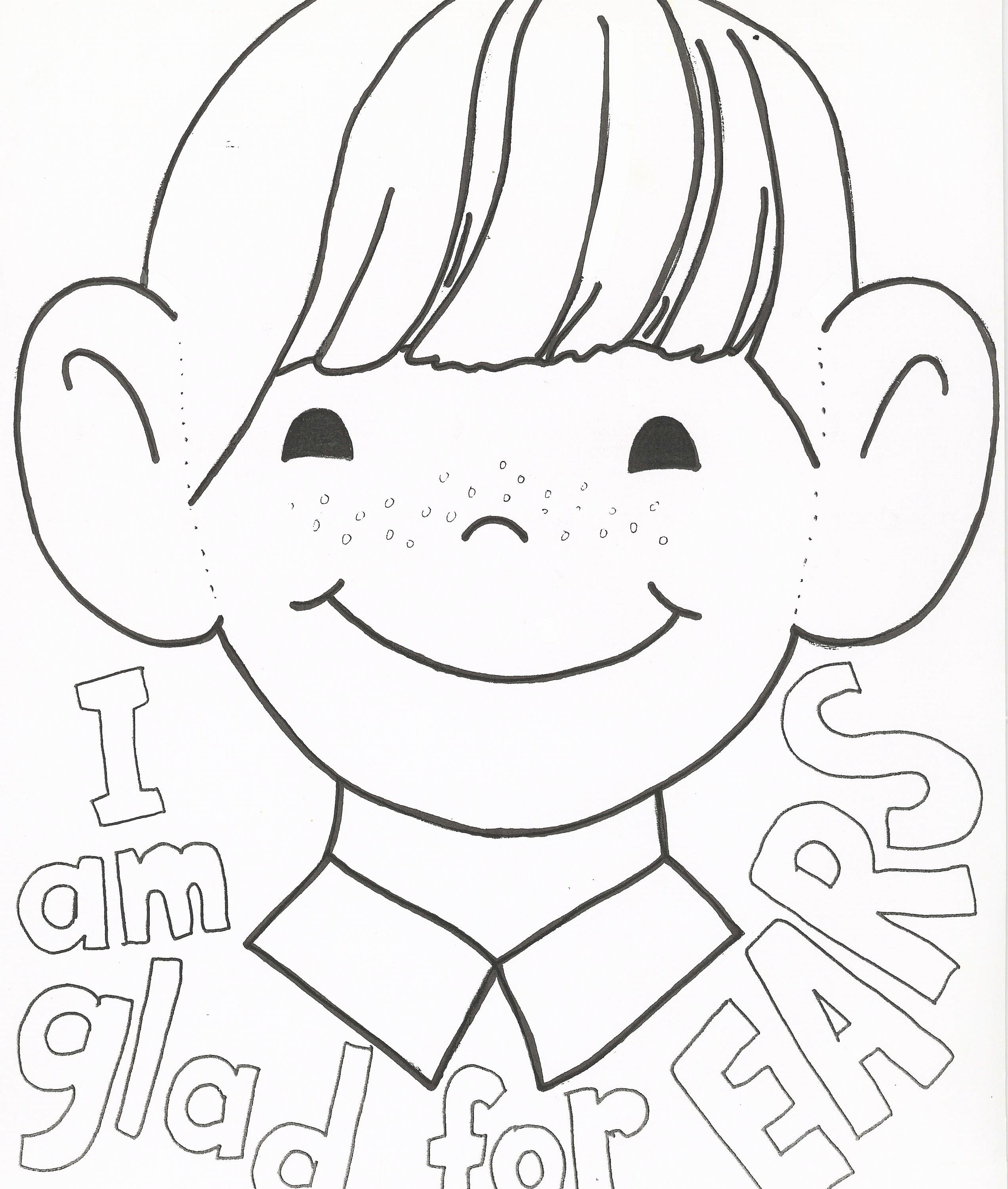2544x3000 Inner Ear Coloring Page