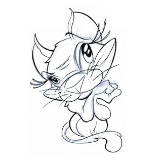 320x320 New Tattoos Trend Cat Innocent Tattoo Design