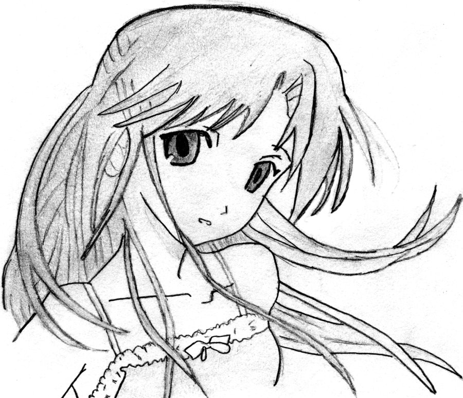 900x774 Collection Of Innocent Girl Drawing High Quality, Free