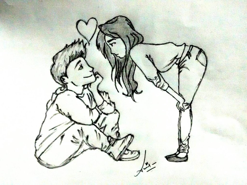 1024x770 Innocent Love Birds By Amitdeb