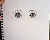 170x135 Items Similar To Eyes Drawing , Innocent , Giclee Print , Pencil