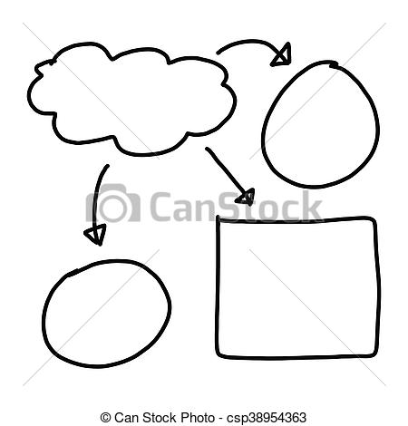450x470 Hand Drawn A Graphics Symbols Geometric Shapes Graph To Stock