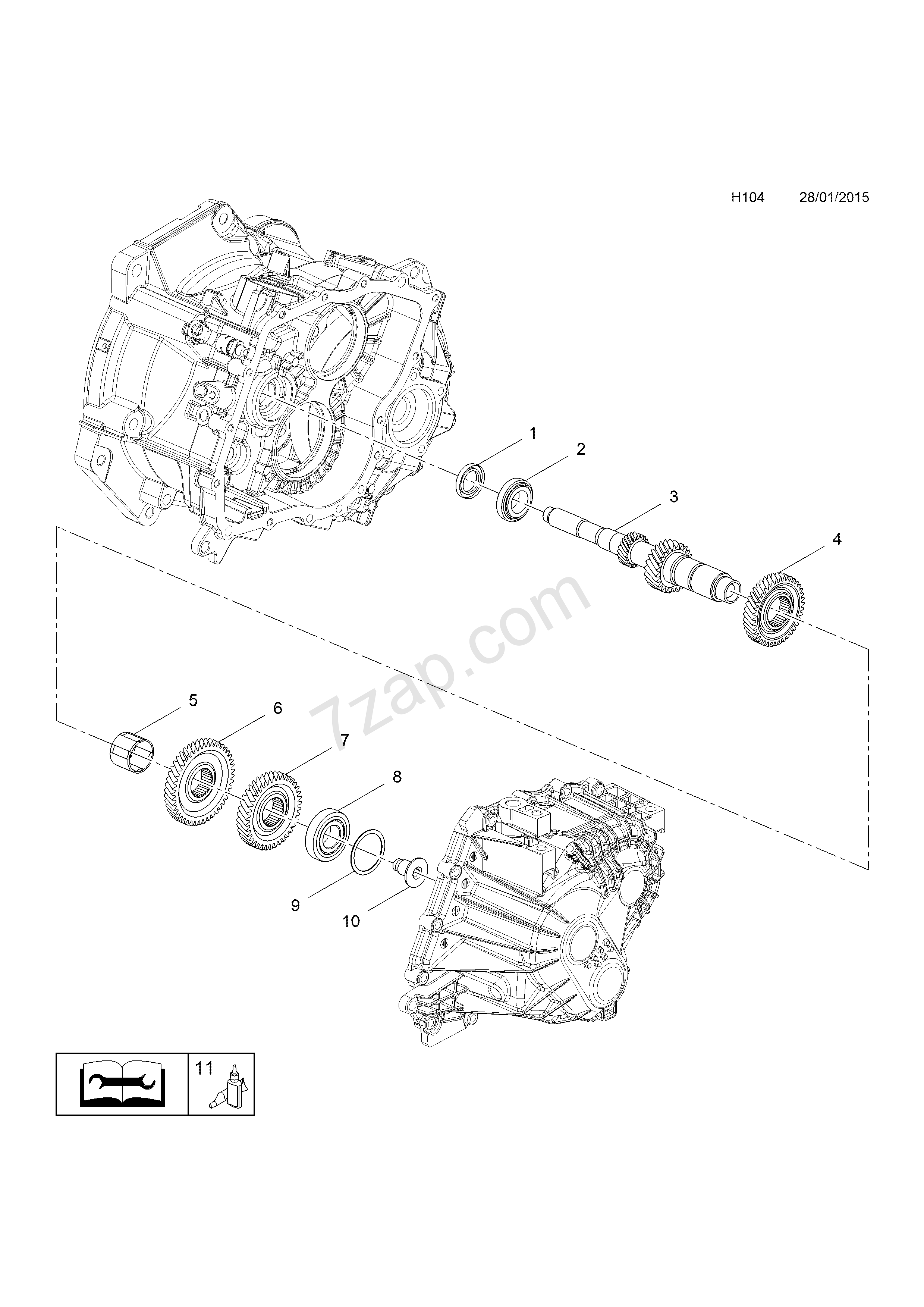 2478x3504 Input Shaft Opel Insignia