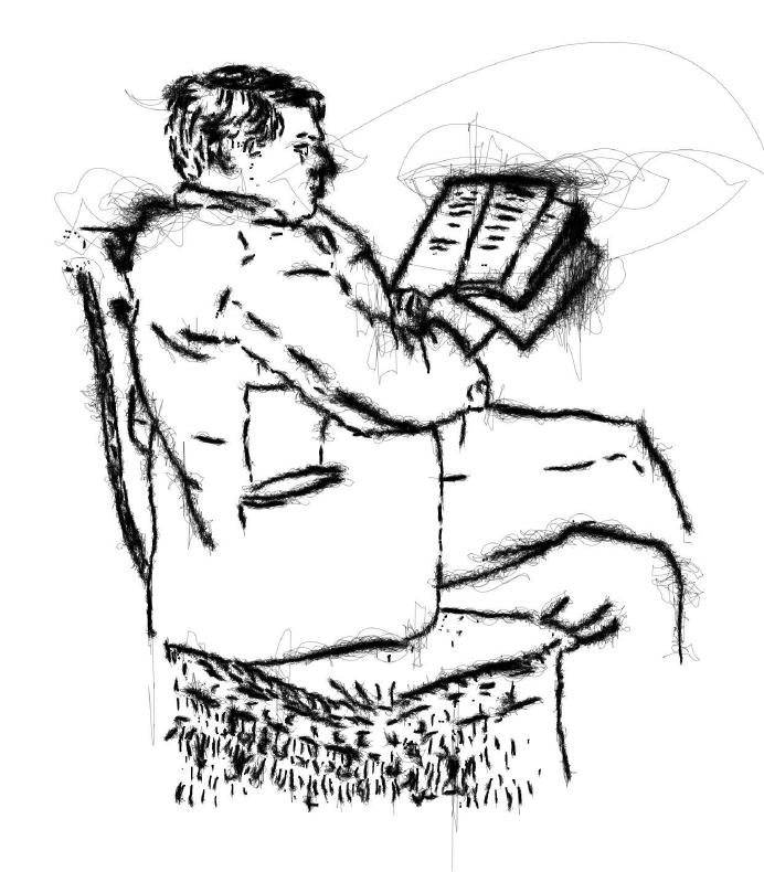 692x790 A Swarmic Sketch Made From An Input Image After One Of Picasso'S