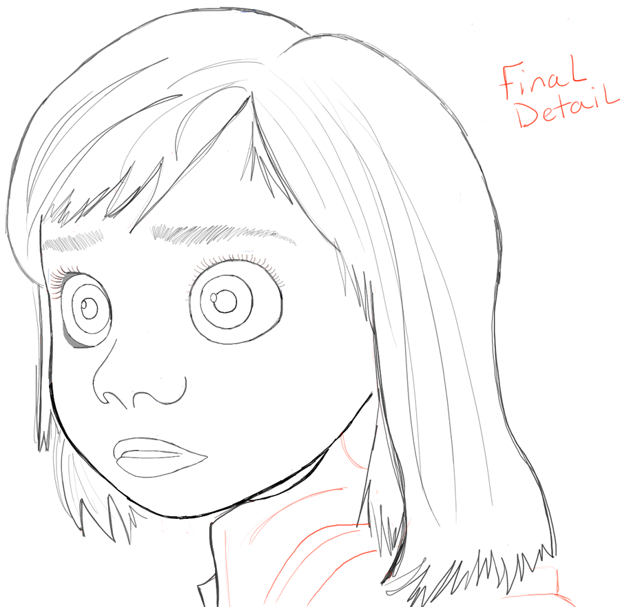 900x881 How To Draw Riley From Inside Out With Easy Step By Step Drawing