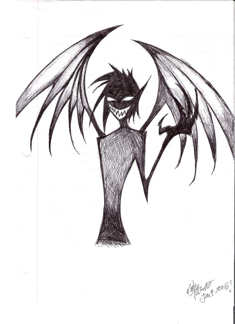 762x1048 Collection Of Scary Demon Drawing High Quality, Free