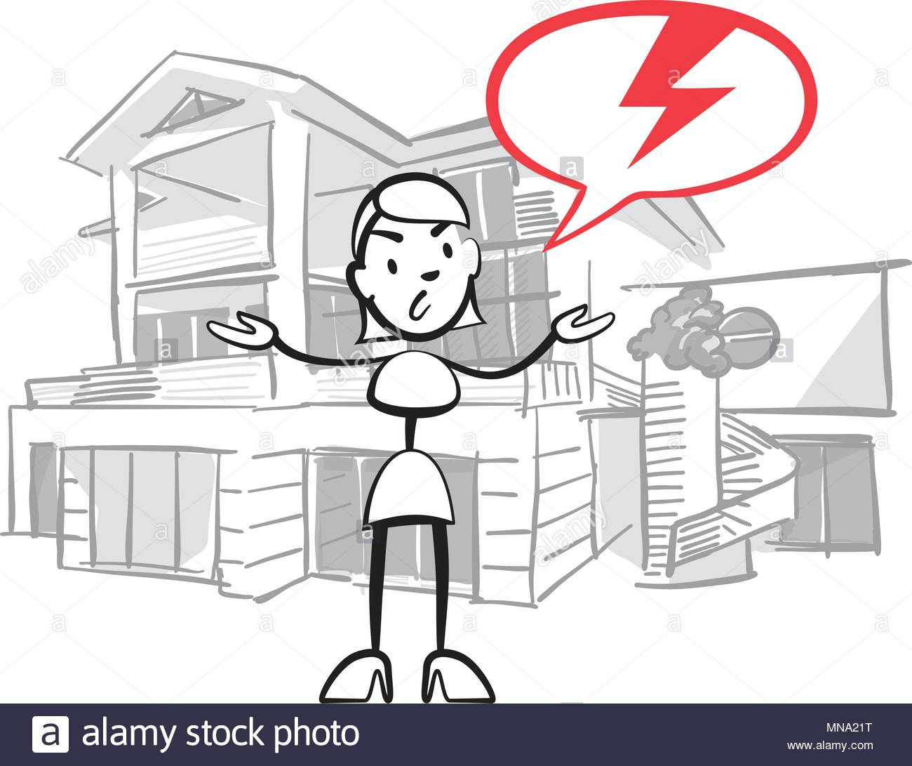 1300x1091 Stick Figure Woman House Insurance Case, Stickman Vector Drawing