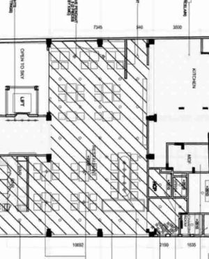 300x372 Elevation Sections Drawing Layout With Coffee Shop Bar Drawing