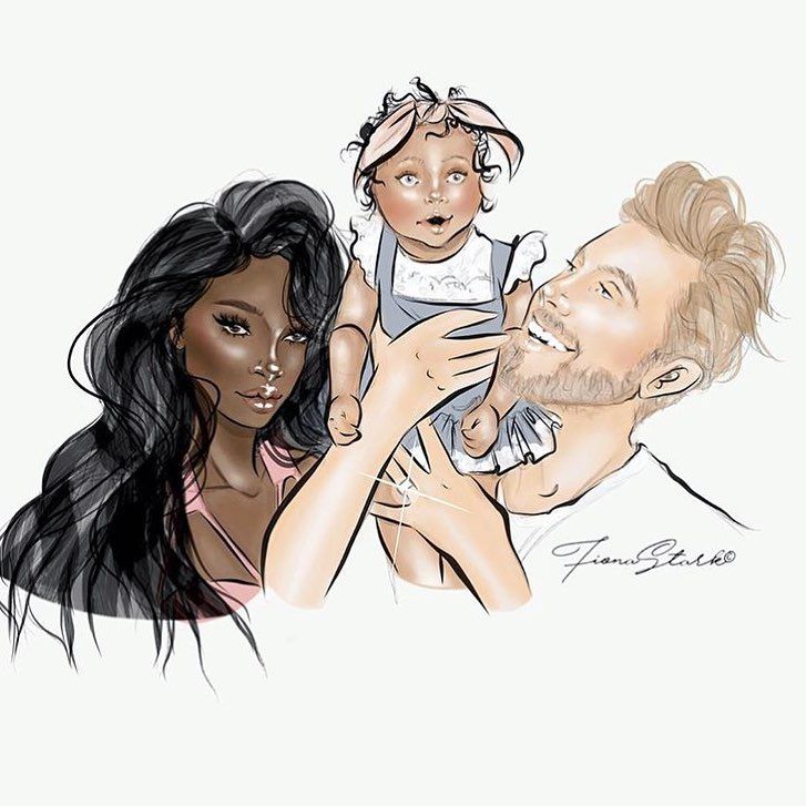 727x727 Jamie + Nikki Amp Ava Perkins. So Beautiful Family Amp Interracial