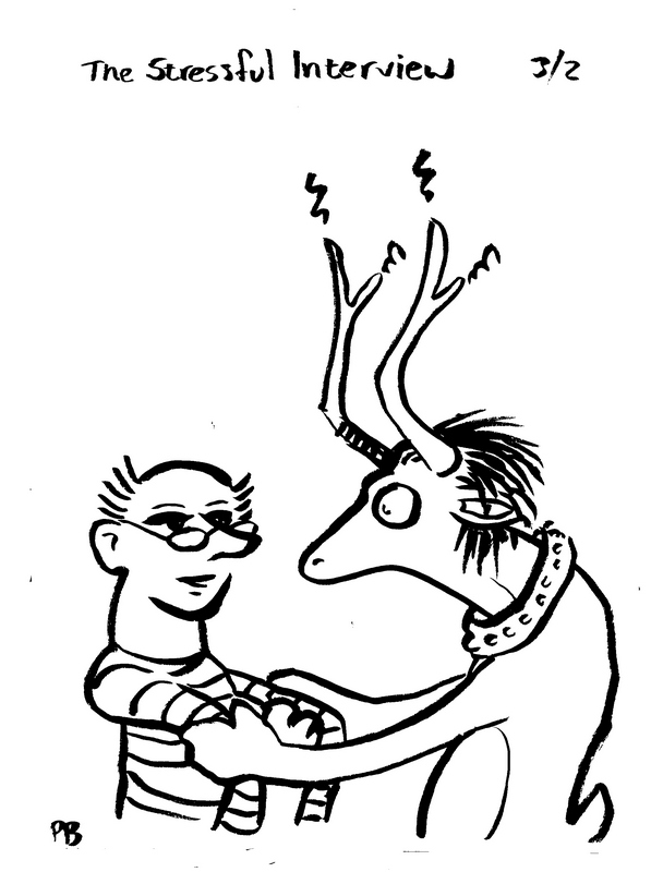 597x800 Best Of The Drawing Of The Day Stressful Interview