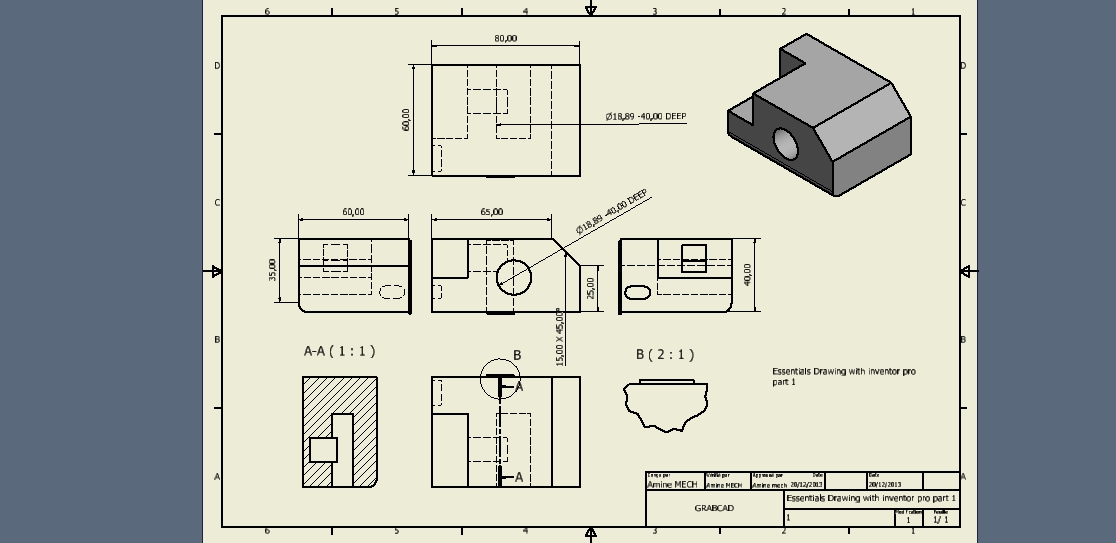 1116x543 Tutorial Essentials Drawing With Inventor Pro Part 1 Grabcad