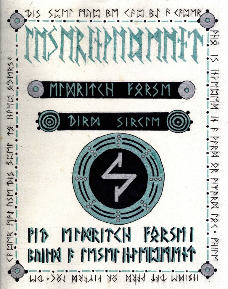 770x976 Saatchi Art Libram Arcanus Lesser Investment Drawing By Jordan Brun