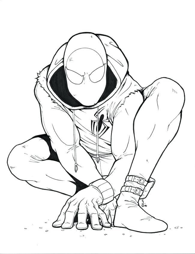 650x845 Scarlet Spider Coloring Pages Kids Coloring Pages Enchanting Iron