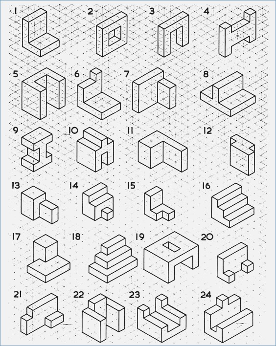 564x708 Isometric Drawing Worksheet Images