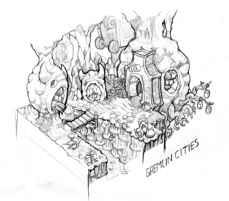 800x705 Fae Tactics Isometric Tile Concept Art! Endlessfluff Games