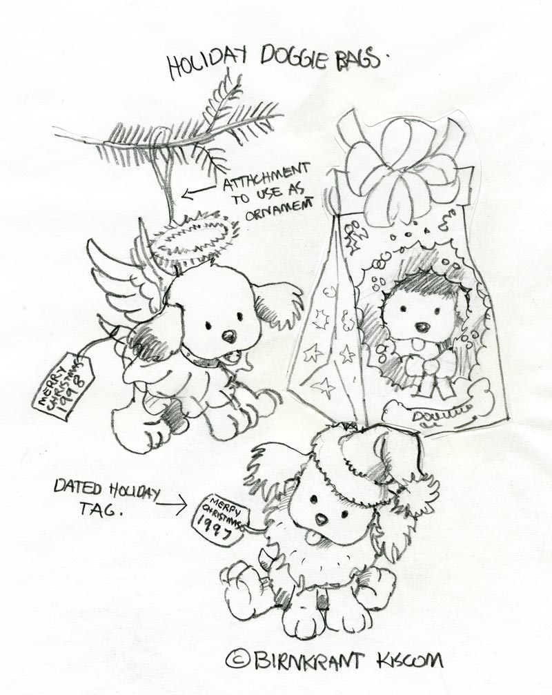 800x1007 Doggie Bag Doggies, The Concept Drawings