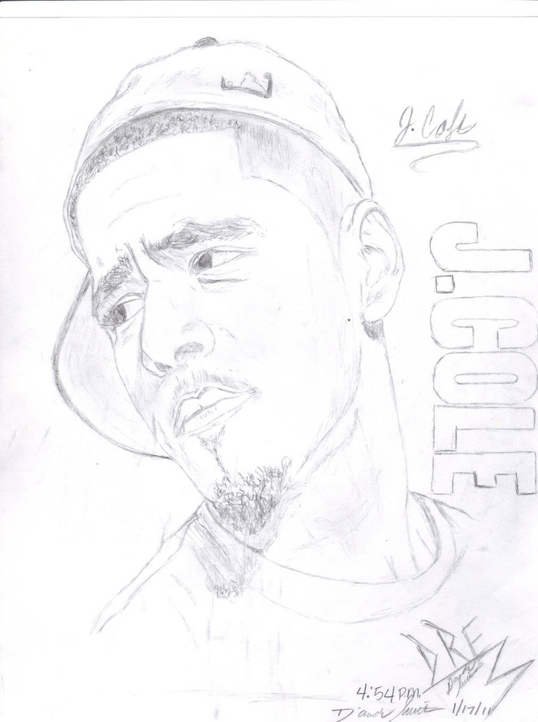 J Cole Drawing at GetDrawings | Free download