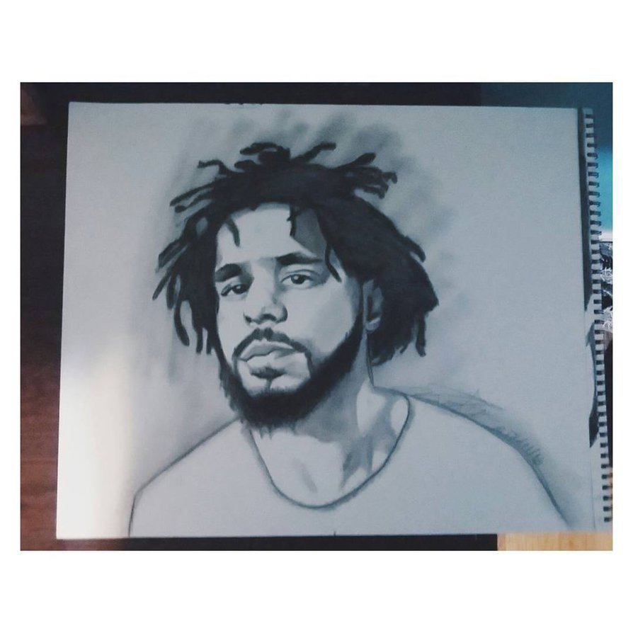 J Cole Drawing Step By Step at GetDrawings | Free download