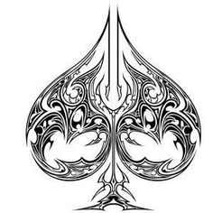 236x236 Absinthe Ace Of Spades All Poker, Tattoo