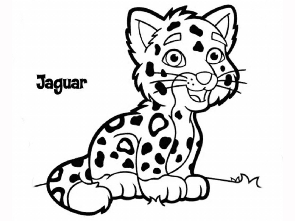 Jaguar Outline Drawing at GetDrawings | Free download