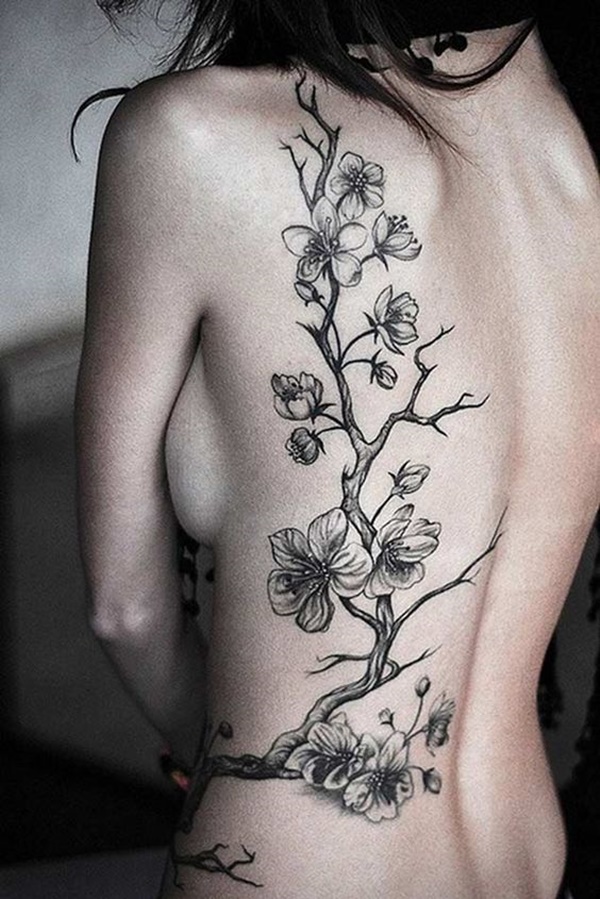 600x899 94 Cherry Blossom Tattoo Designs That Will Reveal Your Elegant