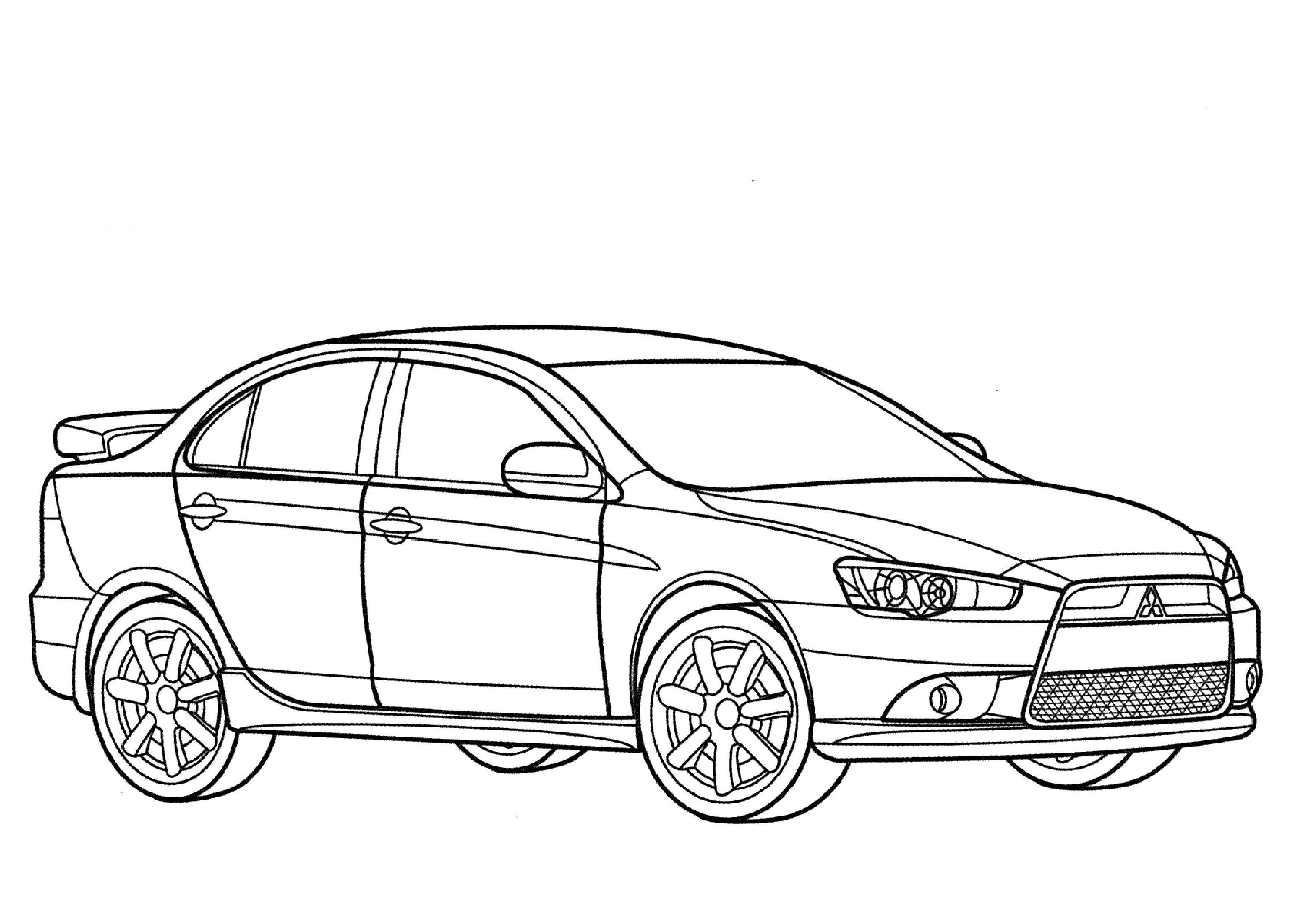 3508x2480 Pin By Austin Winger On Coloring Car Drawings And Cars