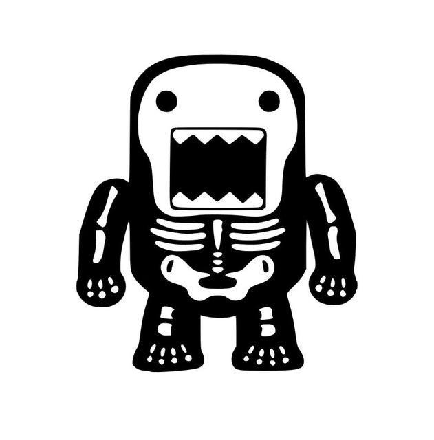 631x640 Xgs Decal Car Decals Domo Skull Motorcycle Sticker Jdm Dub Car