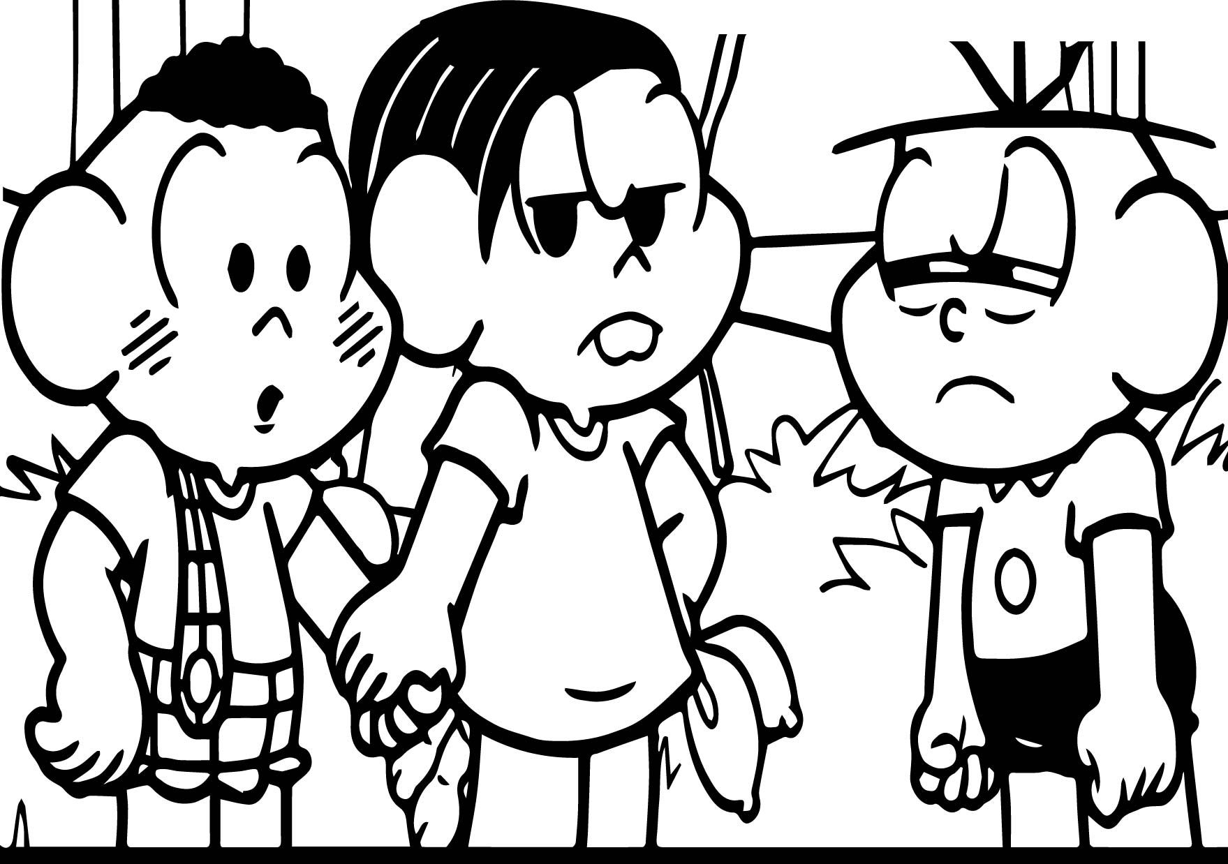 1759x1238 Turma Da Monica Jealousy Coloring Page Jealousy