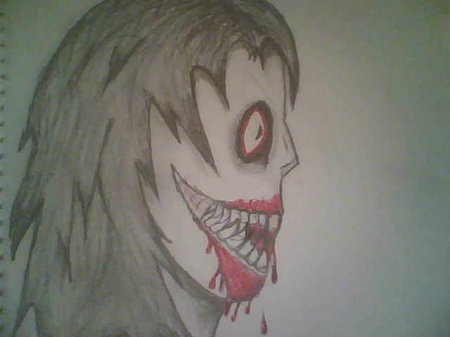 640x480 Jeff The Killer (First Time Drawing Him) By Klhj