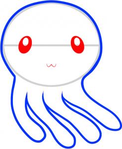 246x302 How To Draw How To Draw A Jellyfish For Kids