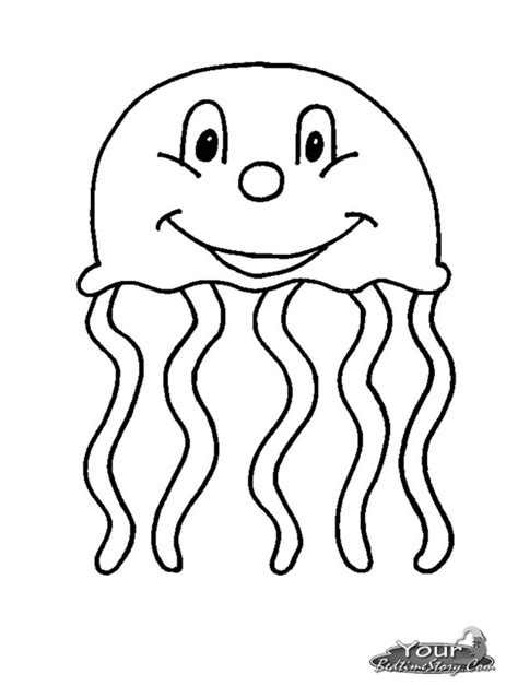 474x628 Cute Jellyfish Coloring Pages