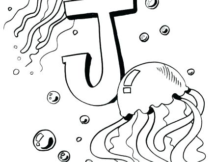 440x330 Cute Jellyfish Coloring Pages Bell Rehwoldt Com Regarding 10