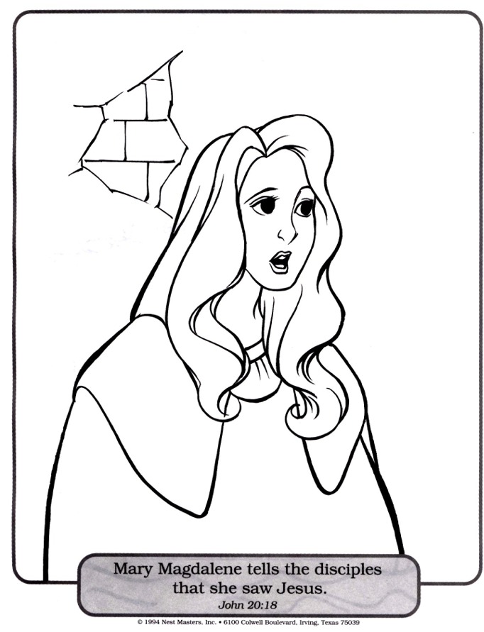 682x891 Cartoon Mary Jesus Coloring Page Family Animated Bible Old