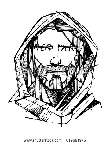 360x470 Collection Of Jesus Drawing Pictures High Quality, Free