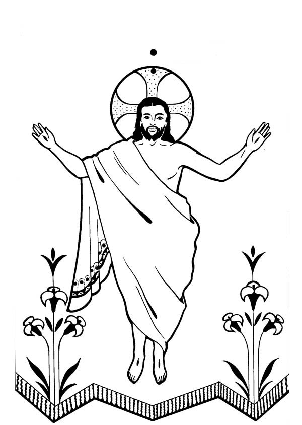 600x844 Collection Of Risen Jesus Clipart High Quality, Free