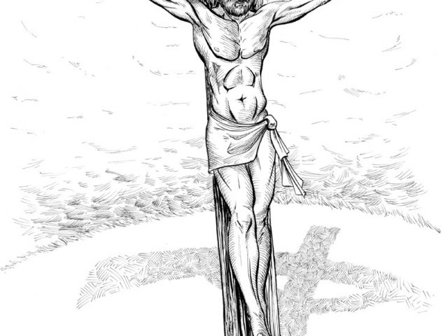 640x480 Cross Drawings In Pencil Pencil Drawings Of Jesus On The Cross