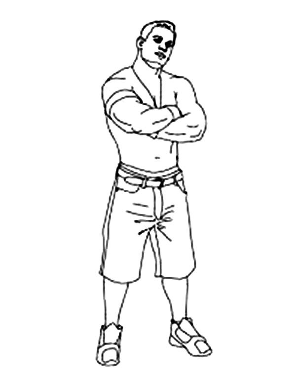 600x773 John Cena Coloring Pages Luxury Wrestling Coloring Pages John Cena