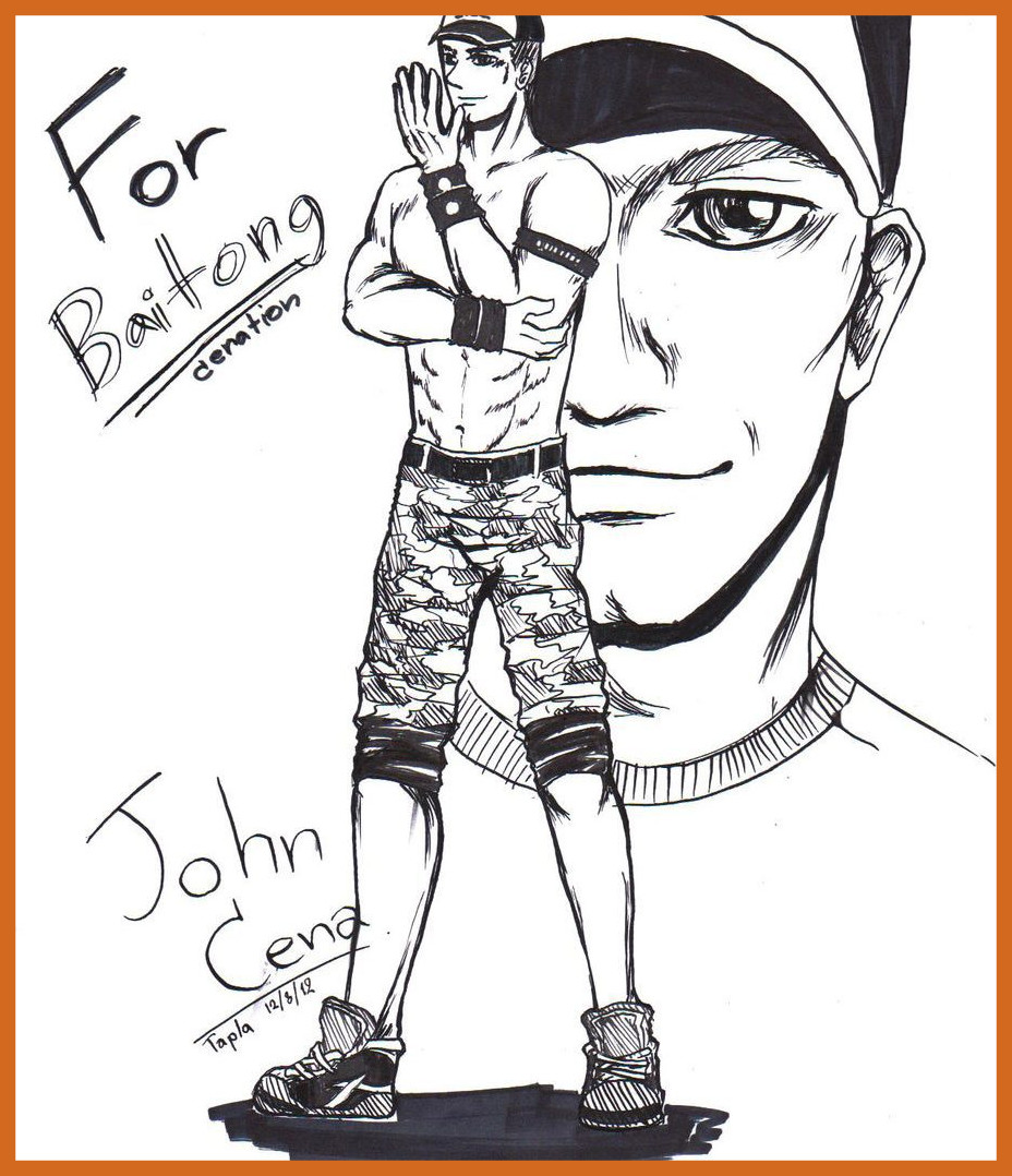 928x1078 Spotlight John Cena Coloring Pages To Print Awesome Printable Wwe