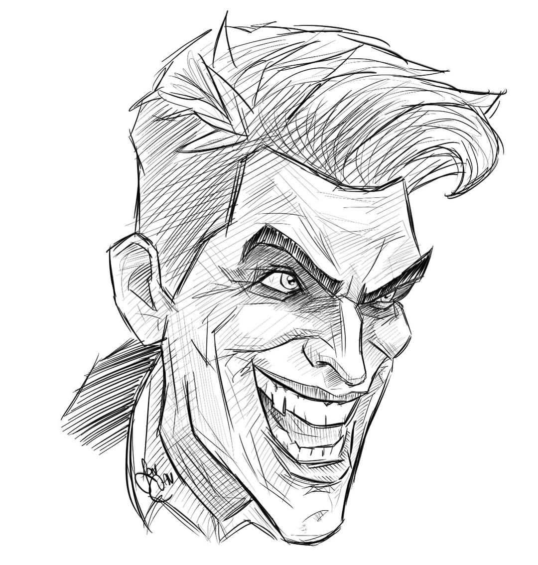 Joker Pen Drawing at GetDrawings | Free download