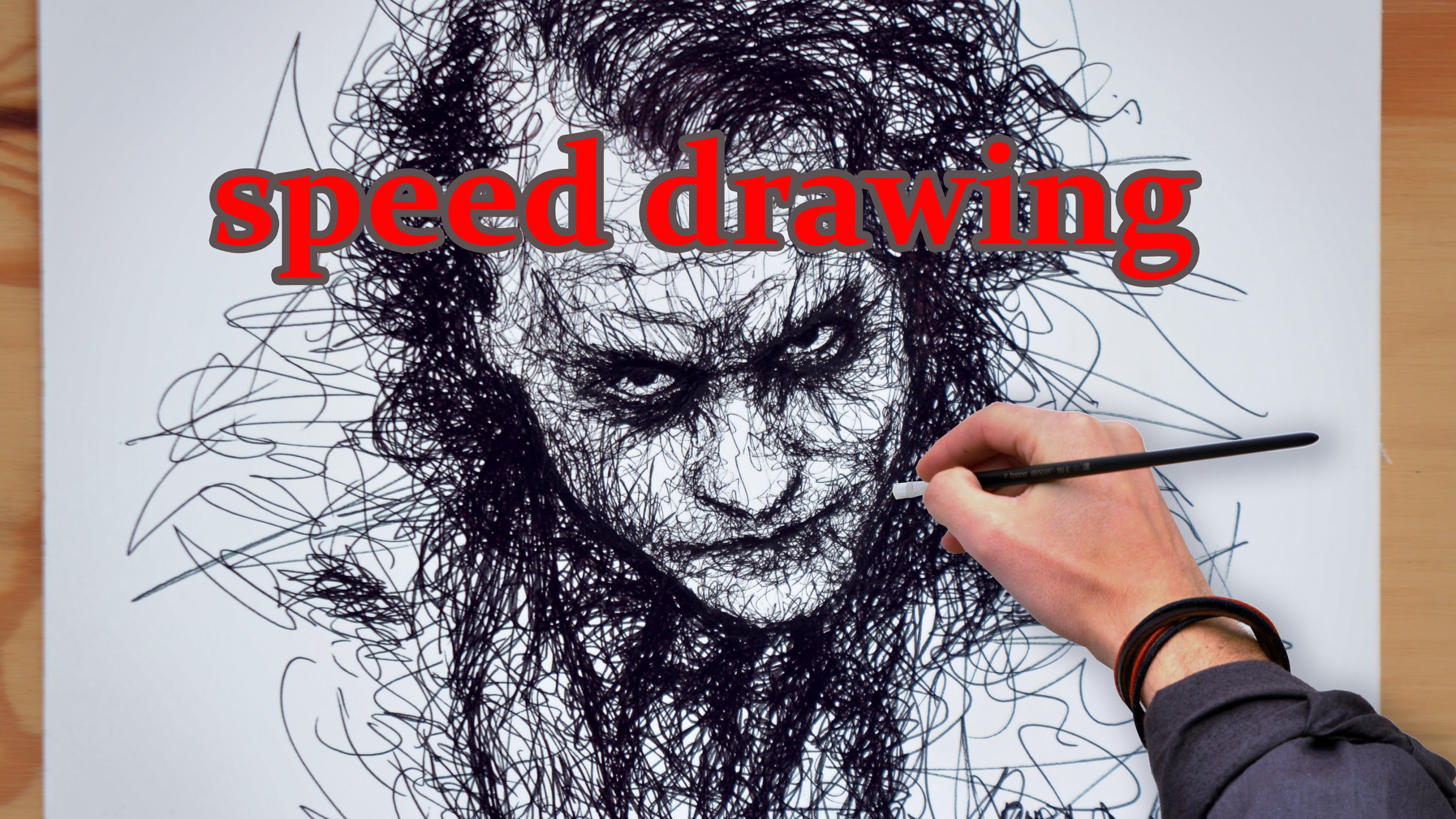 3000x1688 The Joker Parkinson's Drawing