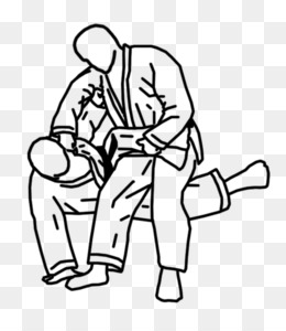 260x300 Judo Martial Arts Drawing Illustration