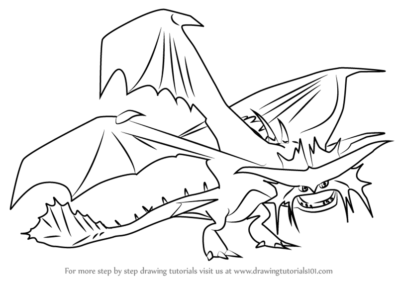 800x567 Learn How To Draw Cloudjumper From How To Train Your Dragon 2 (How