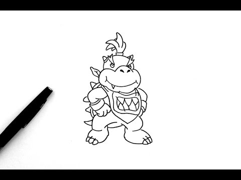 480x360 How To Draw Bowser Junior (Mario)