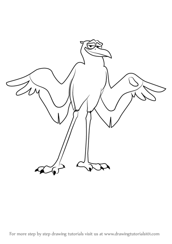 566x800 Learn How To Draw Junior From Storks (Storks) Step By Step