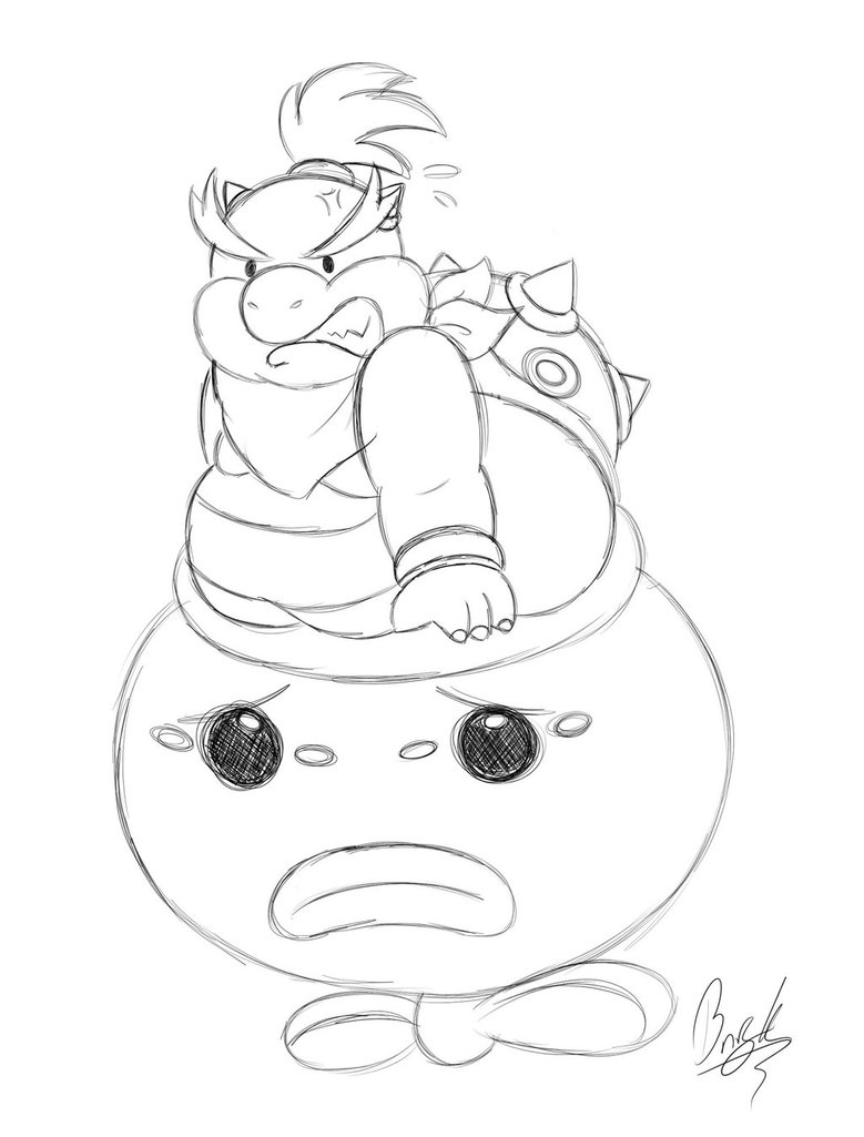 779x1025 Nerfed Bowser Jr By Bunearyk
