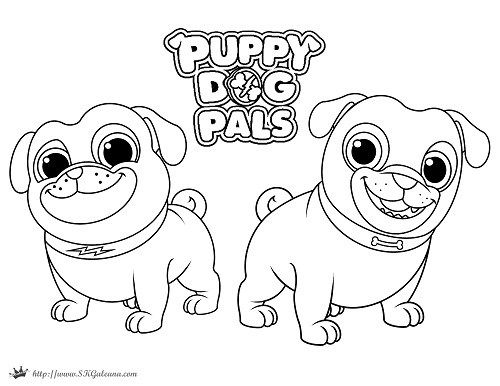 500x386 Puppy Dog Pals Coloring Page Puppy Dog Pals Coming To Disney