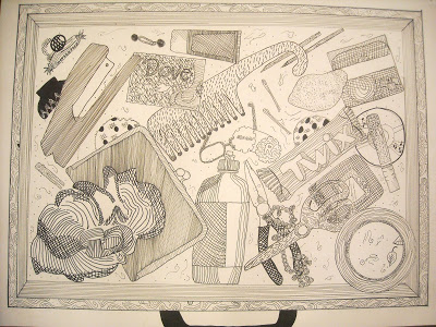 400x300 Junk Drawer Drawing I Drew Lots Of Junkd Put Them In