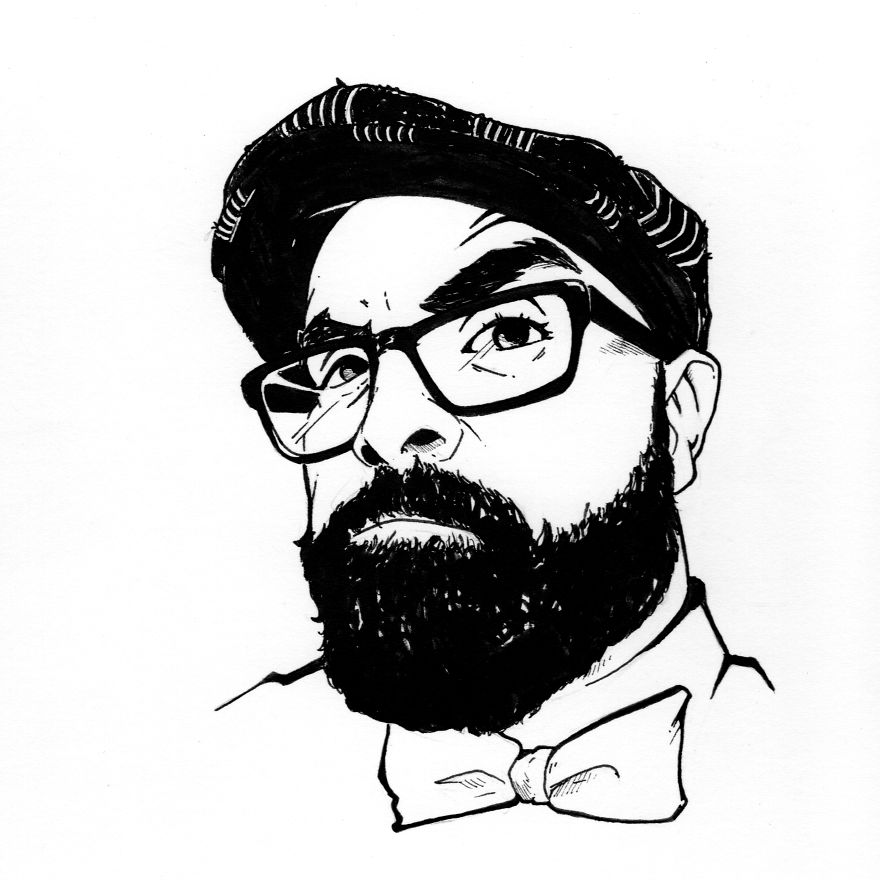 880x880 I Draw Instagram Selfies In Ink Junk Host