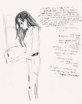 276x350 Karen Kilimnik Drawings