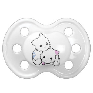 307x307 Kawaii Cat Pacifiers Zazzle